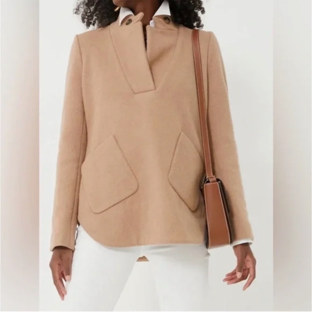 Tuckernuck Camel Emerson Wool Blend Equestrian Popover Jacket Size XXS